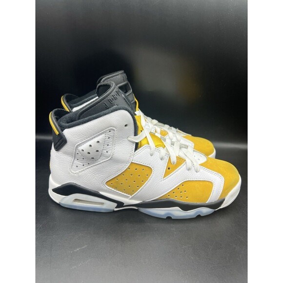Air Jordan 6 Retro \'Yellow Ochre\' (GS) Size 6Y / Women’s 7.5 (384665-170) USED main image 15